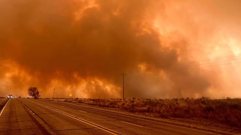 ‘Two football fields per second’: Meteorologist breaks down impact of Texas wildfires