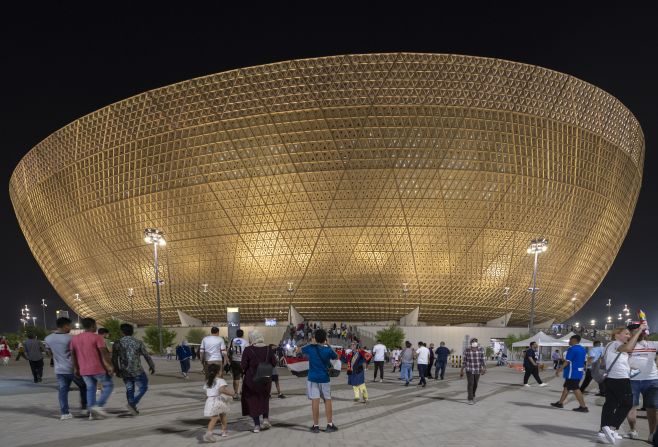Lusail Stadium was also designed by Foster + Partners. As well as hosting matches during the 2022 World Cup, it recently hosted the final of the AFC Asian Cup.
