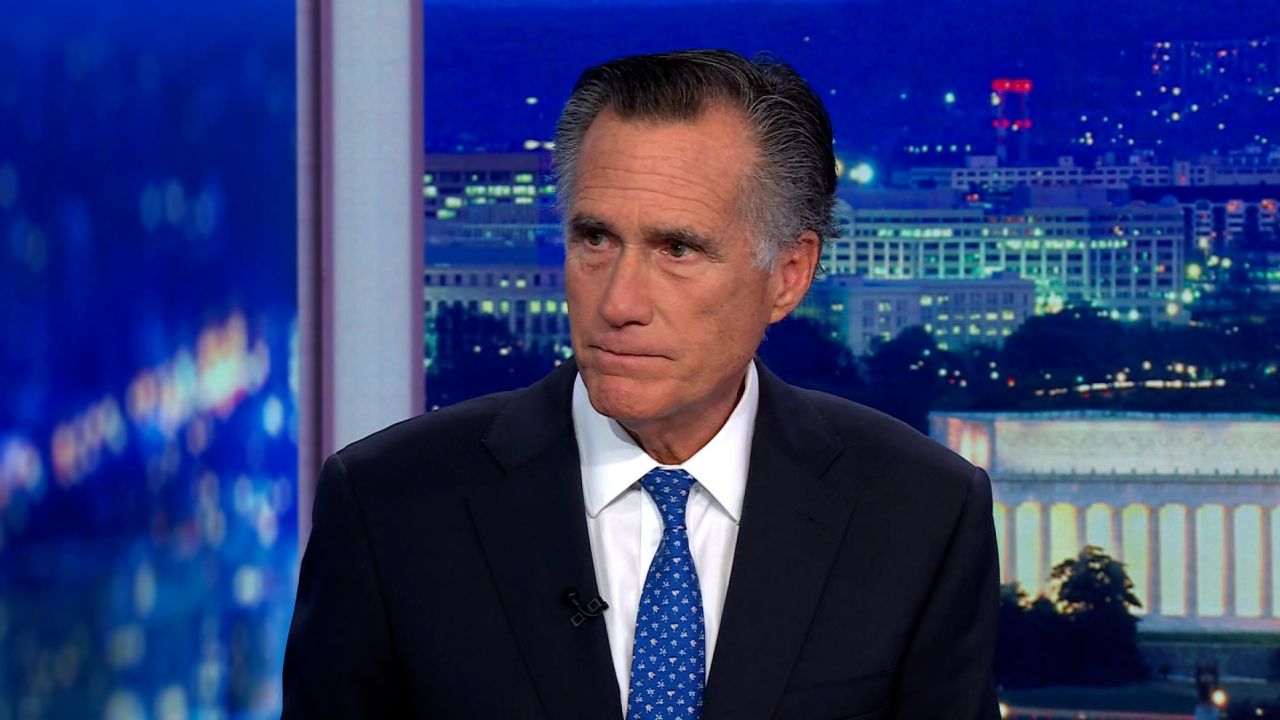 Sen. Romney was asked if he’ll vote for Trump over Biden. Hear his ...