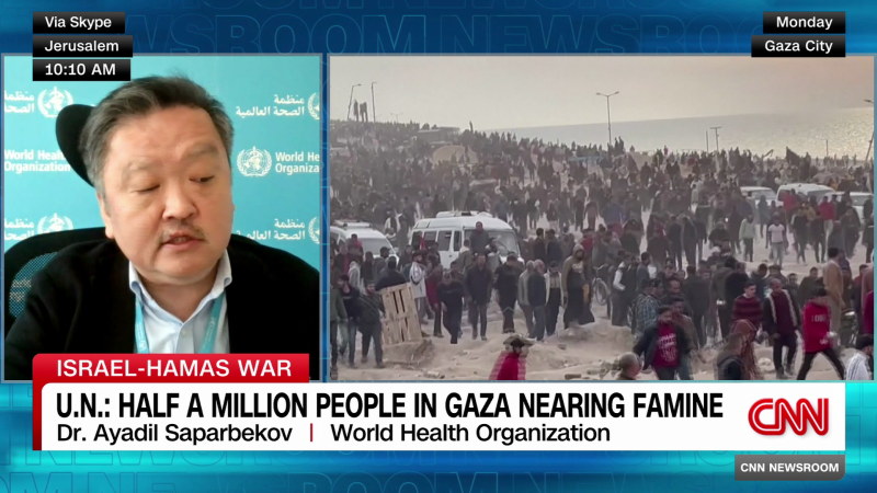 UN World Food Programme warns of possible famine unfolding in Gaza