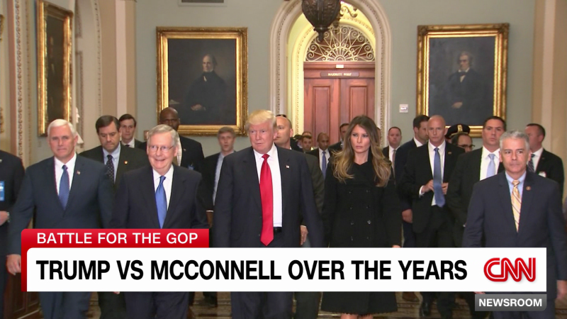 Trump v McConnell: a contentious relationship | CNN Politics