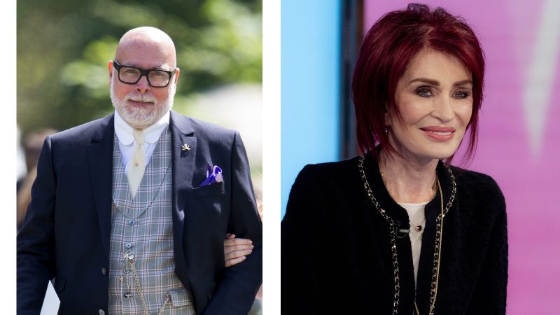 Gary Goldsmith and Sharon Osbourne