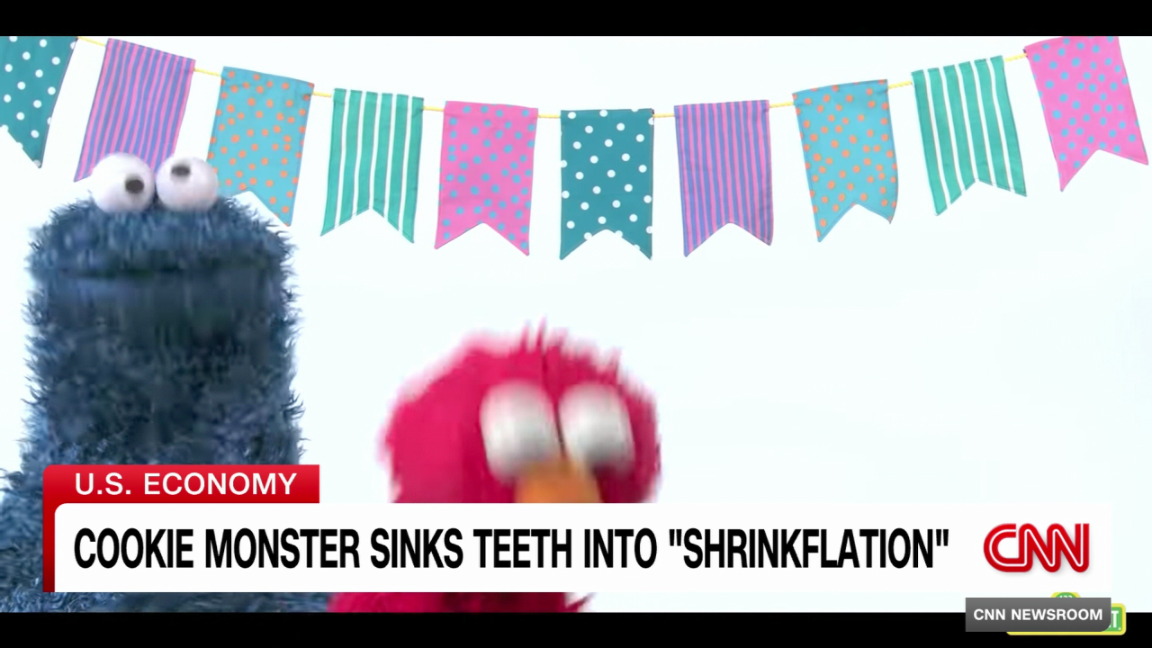 Sesame Street’s Cookie Monster tweets ‘Me hate shrinkflation!’ CNN