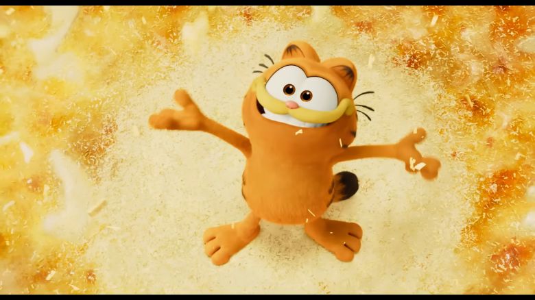 Chris Pratt provides the voice of the comic-strip cat in "The Garfield Movie."