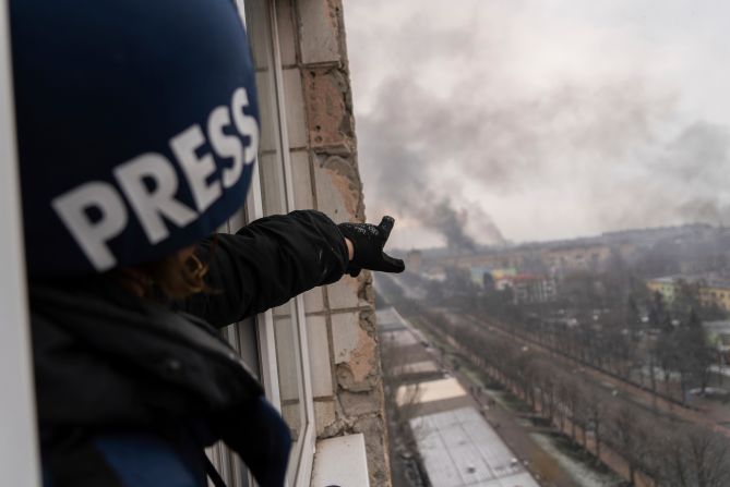 <strong>Best documentary feature film:</strong> "20 Days in Mariupol"