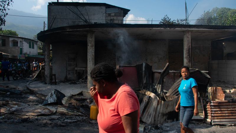 Haiti crisis: Armed men attack police stations near National Palace as gang violence spirals