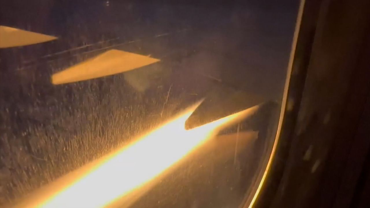 united airlines engine fire