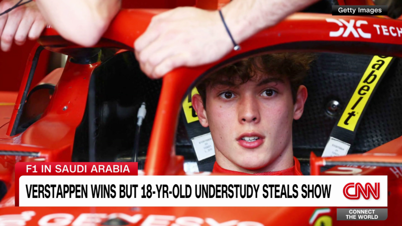 18-year-old understudy steals the show at F1