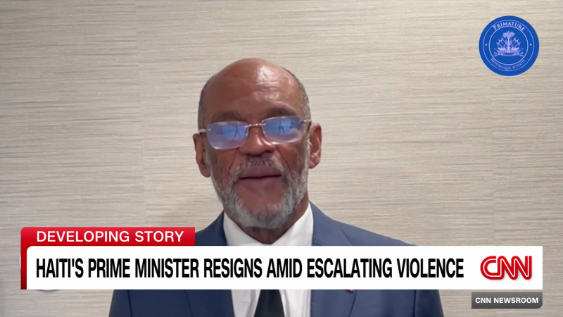 Министър председателят на Хаити Ариел Хенри обяви оставката си след среща
