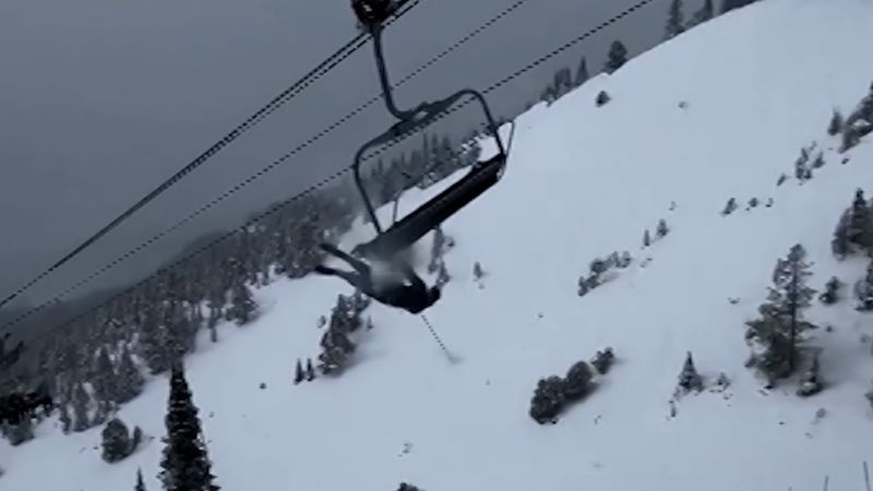 Skier’s unexpected midair collision goes viral