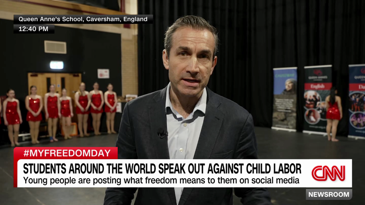 Schoolchildren from around the world take part in CNN’s My Freedom Day ...