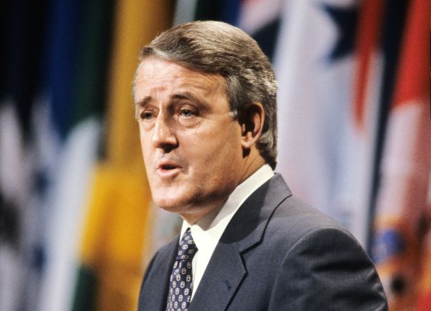 Former Canadian Prime Minister <a  target="_blank">Brian Mulroney</a> died at the age of 84, according to Canadian media reports citing his daughter's social media post on February 29.