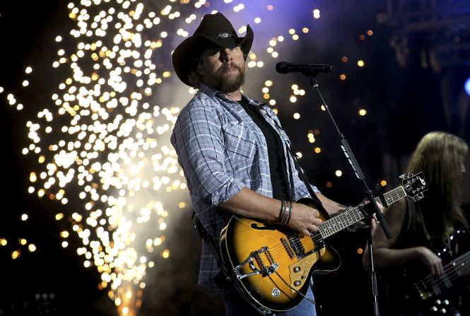 Country singer <a  target="_blank">Toby Keith</a> died February 5 after a battle with stomach cancer. He was 62. Keith was known for hits including "Red Solo Cup" and "I Wanna Talk About Me." His 2002 song "Courtesy of the Red, White and Blue (The Angry American)," released in the aftermath of the 9/11 attacks, made him a household name.