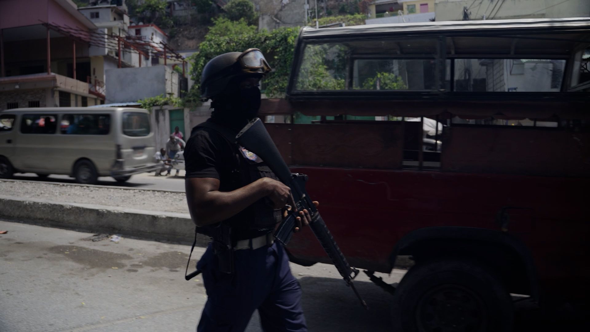 See inside police station in Haiti that gangs are targeting