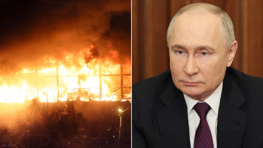 Putin Crocus Moscow Attack Split for video