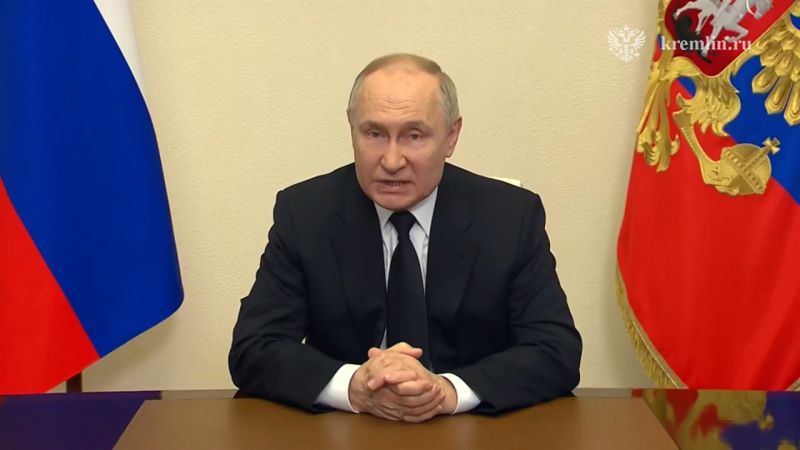 Hear Putin’s Response To Moscow Terror Attack | CNN