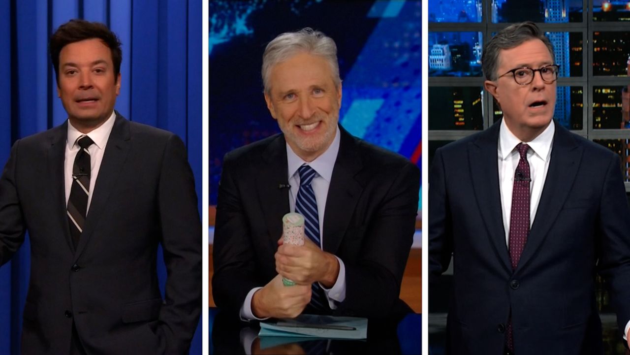 Late night shows react to Trump’s legal woes | CNN Business