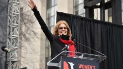 WASHINGTON, DC - JANUARY 21:  Gloria Steinem speaks onstage during the Women's March on Washington on January 21, 2017 in Washington, DC.  (Photo by Theo Wargo/Getty Images)