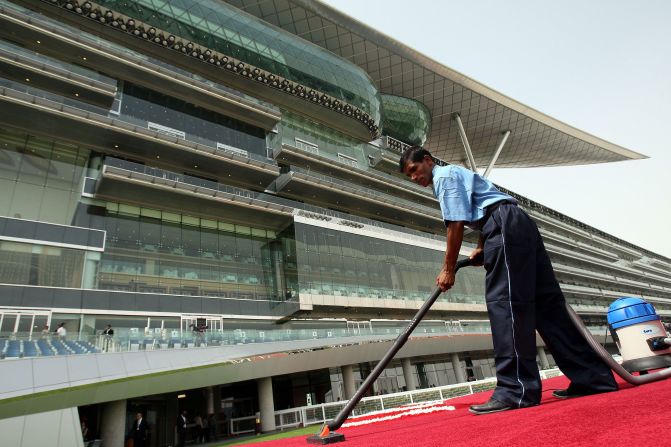 The Nad al Sheba Racecourse was demolished and replaced by the $1-billion Meydan Racecourse, which hosted its first Dubai World Cup in 2010. Meydan boasted the world's largest grandstand, stretching some 1.6 km.