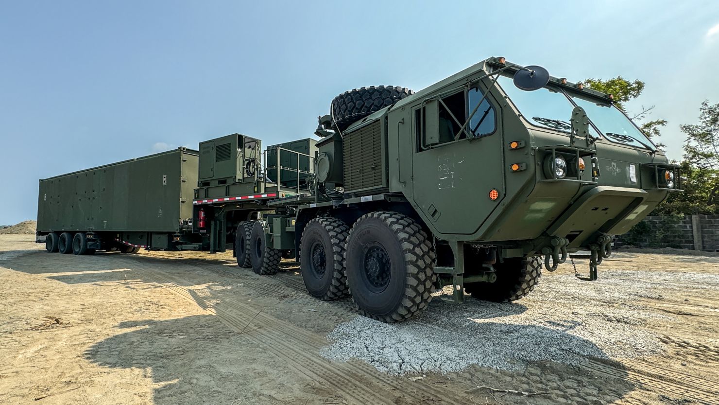The US Army’s Mid-Range Capability (MRC) Launcher in northern Luzon, Philippines on April 8, 2024.