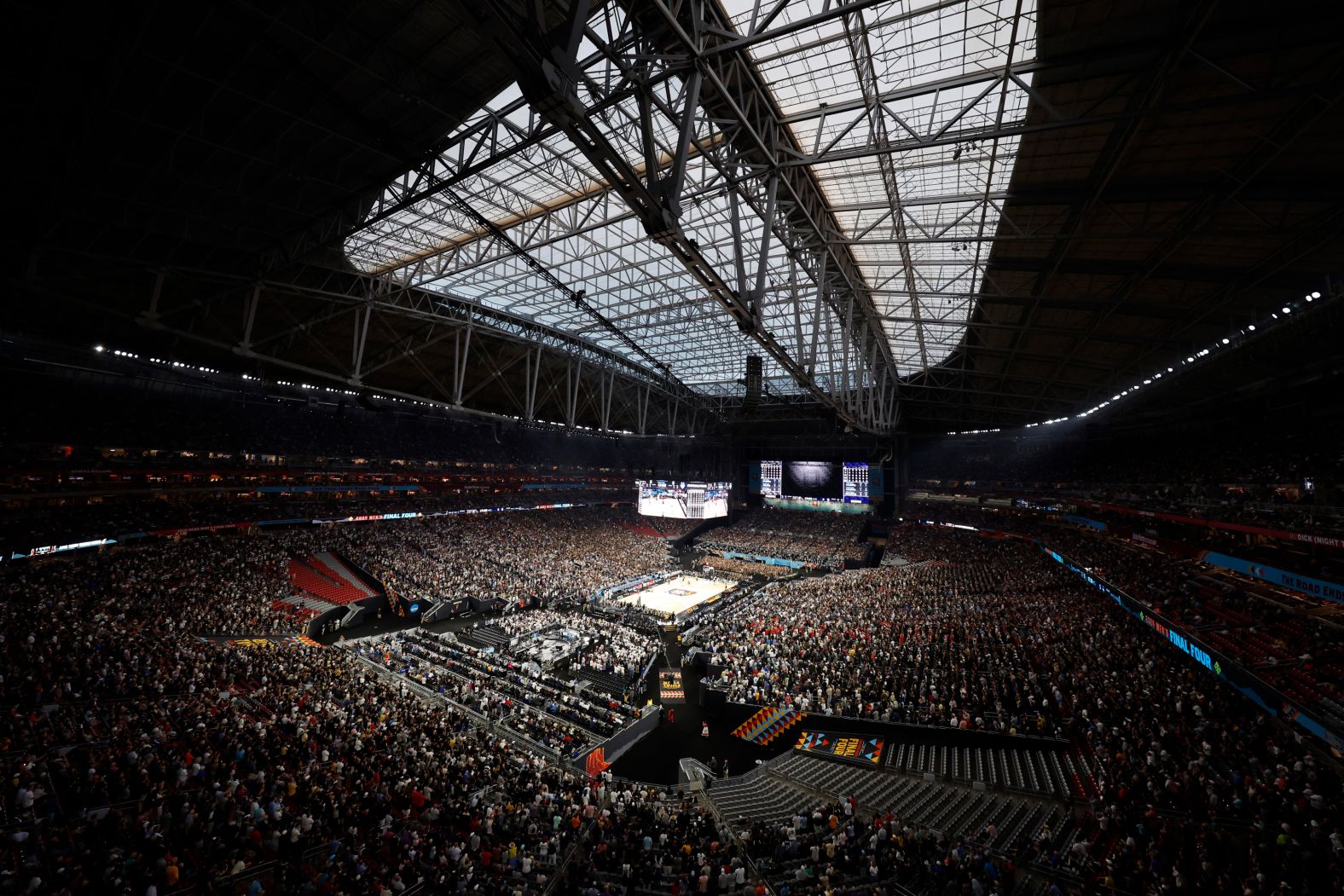 Fans pack State Farm Stadium for the championship game.