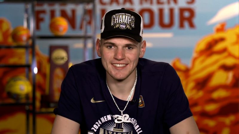 ‘She’s smiling down on me’: Donovan Clingan’s tribute to his mother after NCAA championship win