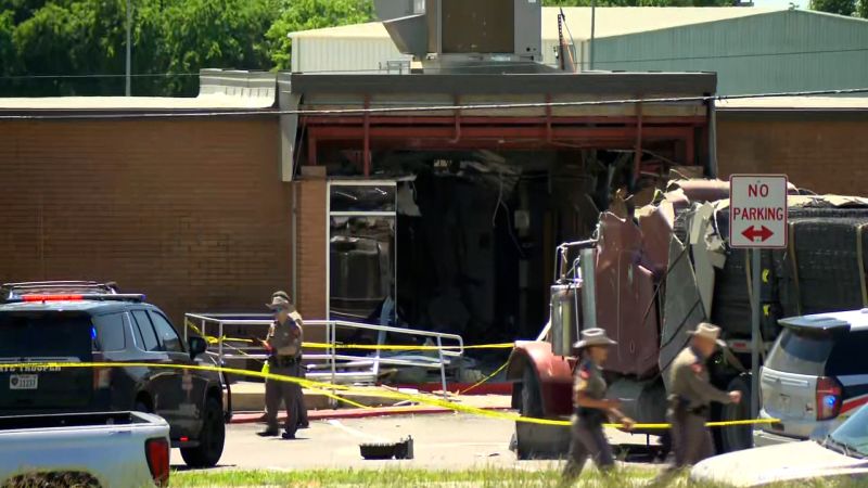 Second victim dies after a stolen 18-wheeler crashed into a Texas driver’s license office