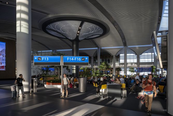 <strong>7. Istanbul International Airport: </strong>With 76 million passengers last year, IST retained its No. 7 ranking. The new hub was just starting to ramp up its operations when the pandemic hit. Traffic in 2023 was up by nearly 46% from 2019.