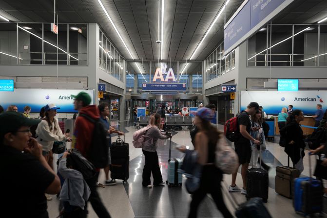 <strong>9. Chicago O'Hare International Airport: </strong>With nearly 74 million passengers in 2023, O'Hare dropped from its No. 4 ranking in 2022 to No. 9. It's still about 13% below 2019 passenger volume.