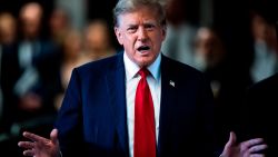 NEW YORK, NEW YORK - APRIL 15: Former U.S. President Donald Trump arrives ahead of the start of jury selection at Manhattan Criminal Court on April 15, 2024 in New York City. Former President Donald Trump faces 34 felony counts of falsifying business records in the first of his criminal cases to go to trial. (Photo by Jabin Botsford-Pool/Getty Images)