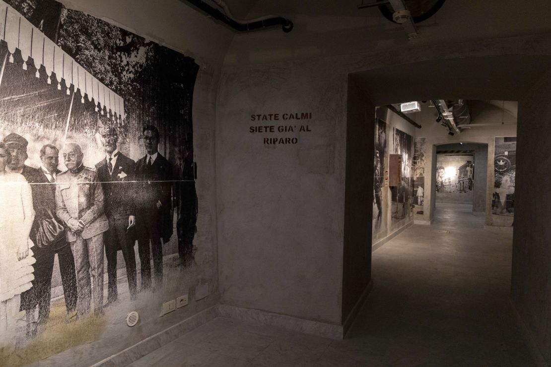 Tours last 50 minutes and go through the air raid shelter and the bunker.