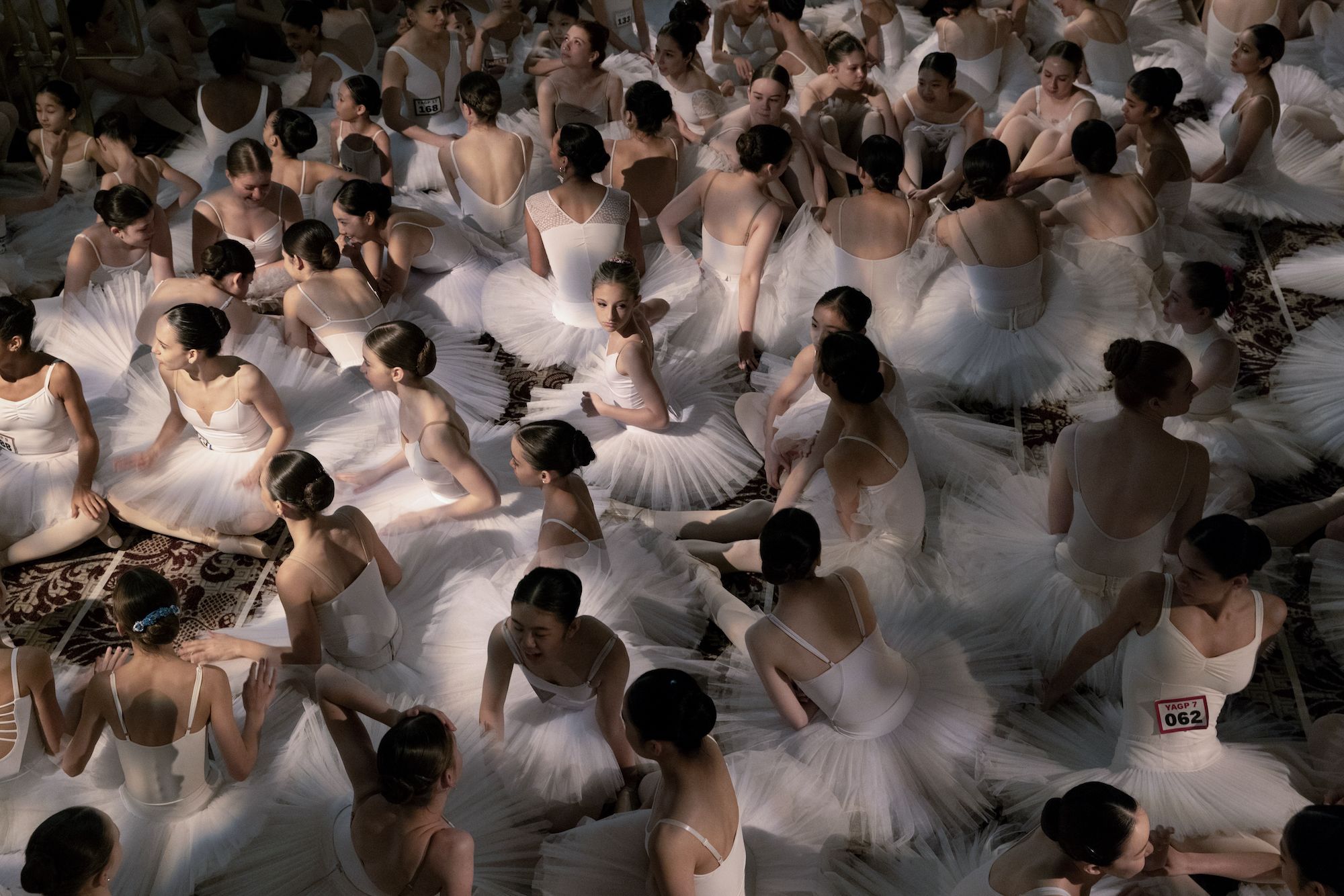 Dancers gather at the Plaza Hotel in New York