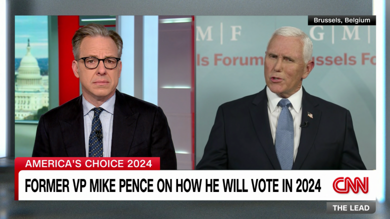 The Lead Mike Pence Congress Funding Ukraine 2024 Race Trump Trial Jake Tapper_00053009.png