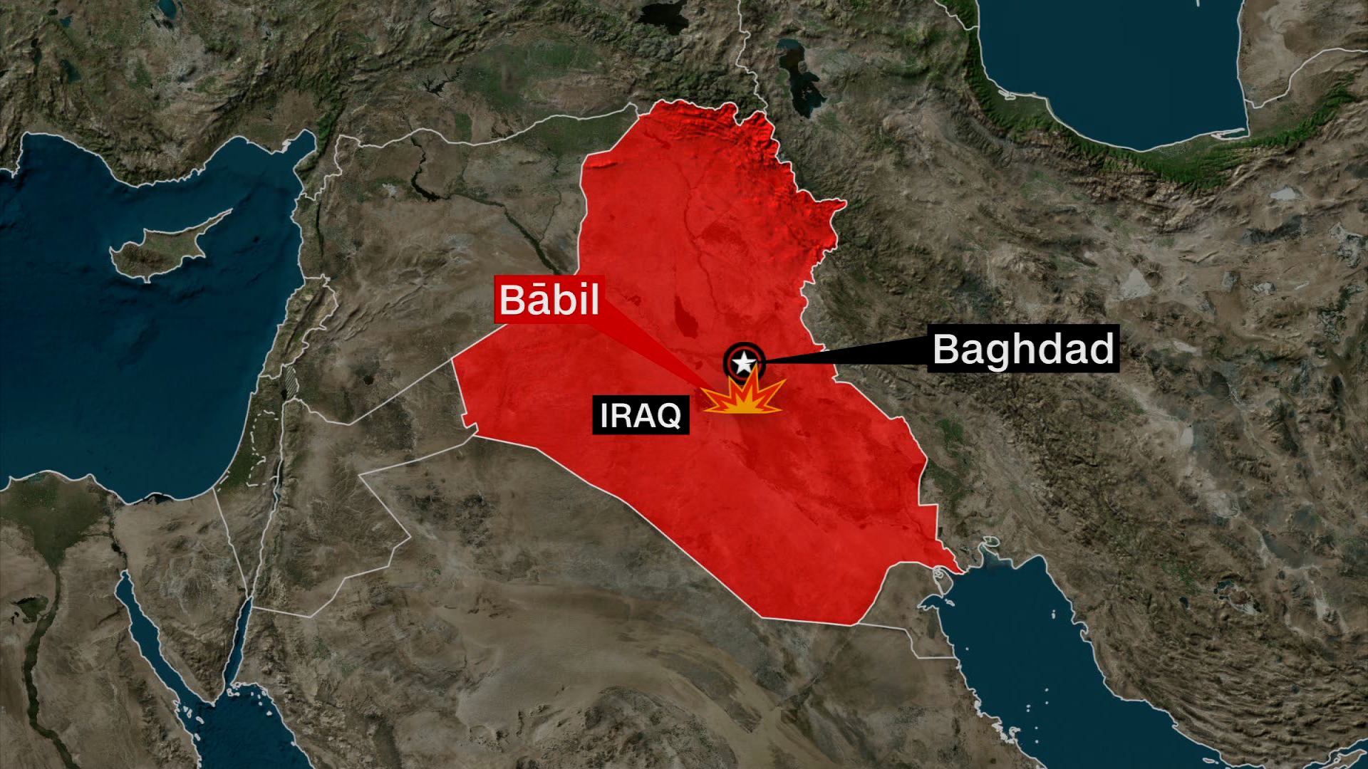 Video appears to show aftermath of explosions at Iran-backed base in Iraq