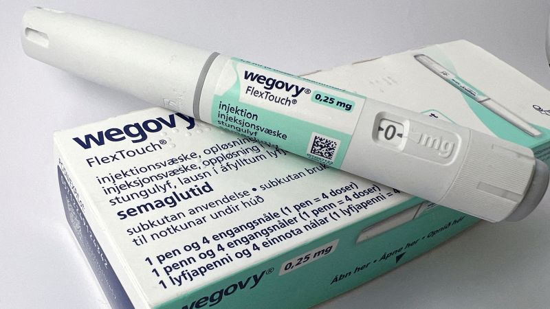 At least 25,000 people in the US are starting weight-loss drug Wegovy each week, drugmaker says