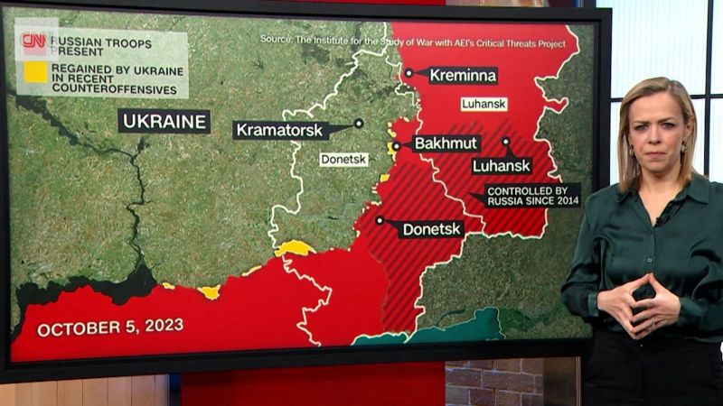 See timelapse of Ukraine’s fragile front line as it waits for US aid | CNN