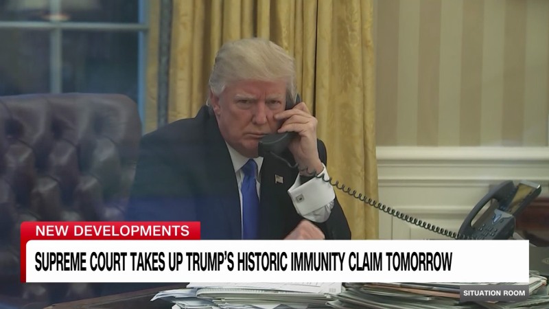 How Trump will argue for presidential immunity | CNN Politics