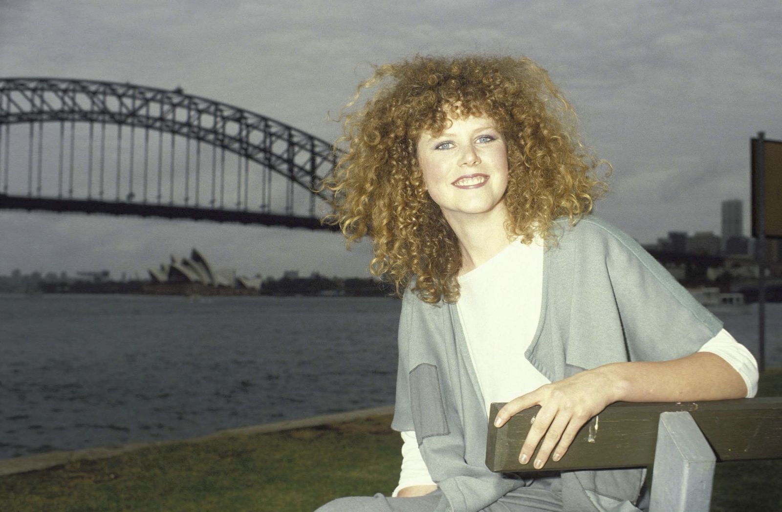 Kidman poses for a photo in Sydney in 1983, as part of the promotion for her first film, 'BMX Bandits.' She was 16.