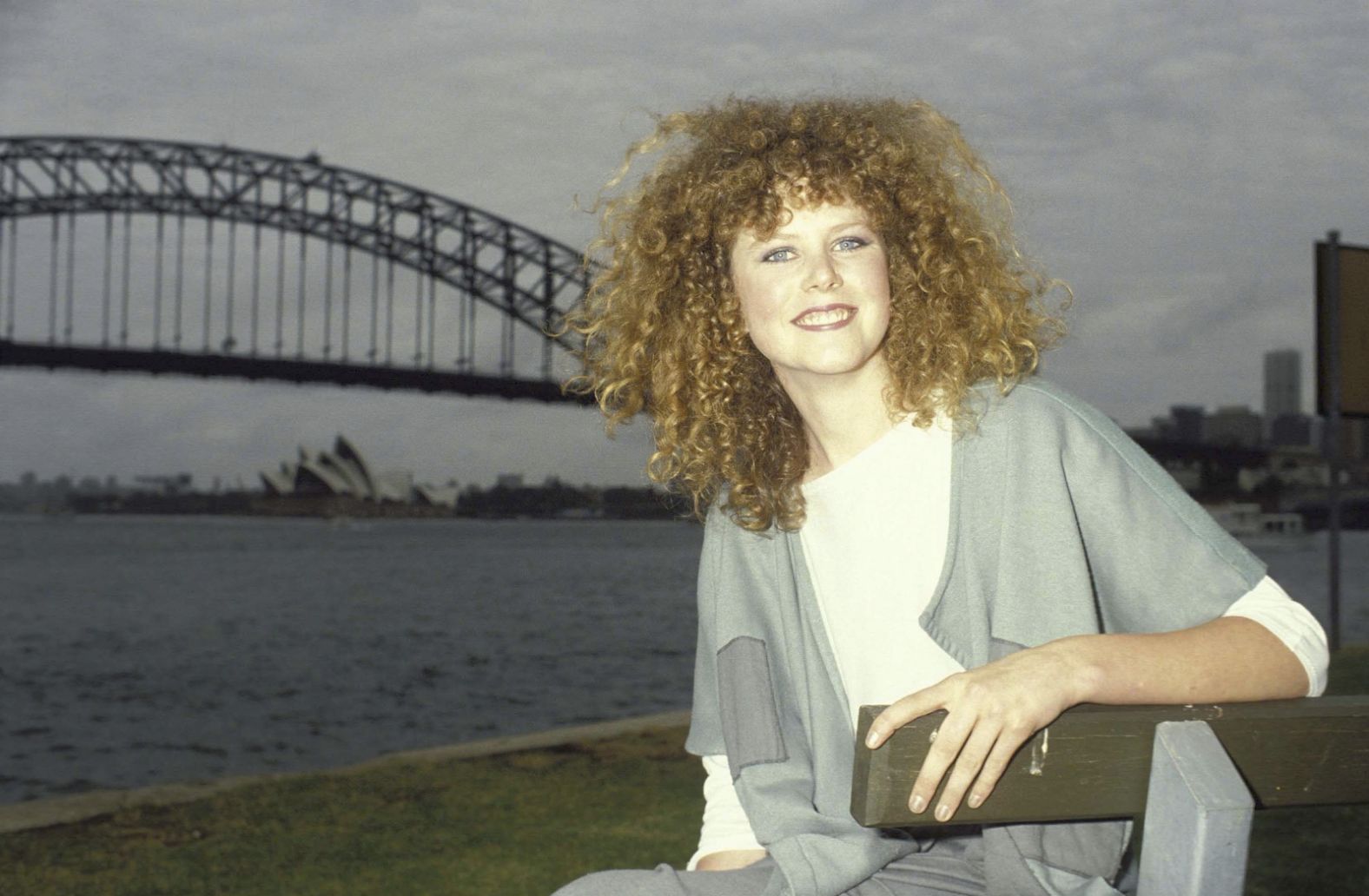 Kidman poses for a photo in Sydney in 1983, as part of the promotion for her first film, "BMX Bandits." She was 16.