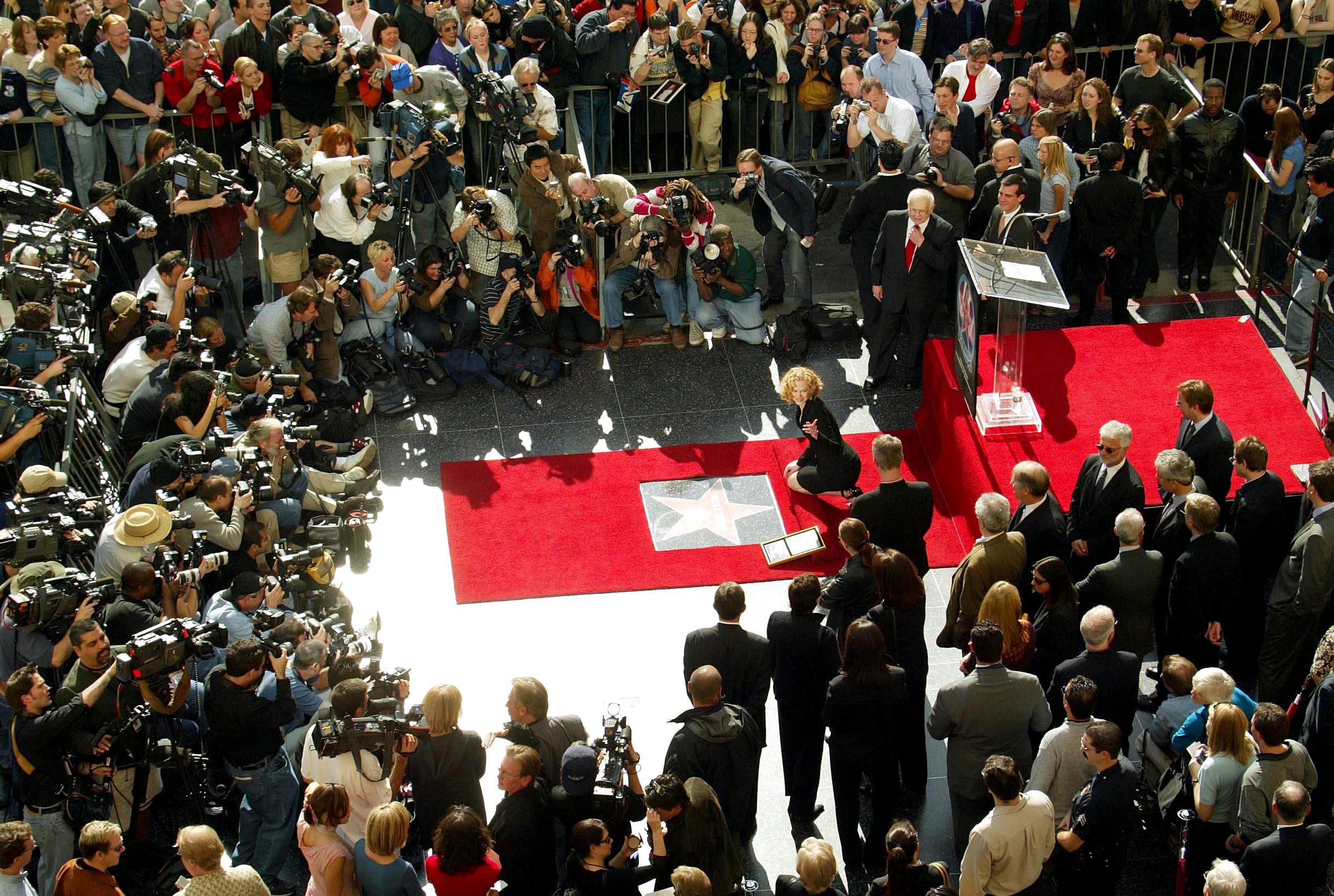 Kidman received a star on the Hollywood Walk of Fame in 2003.