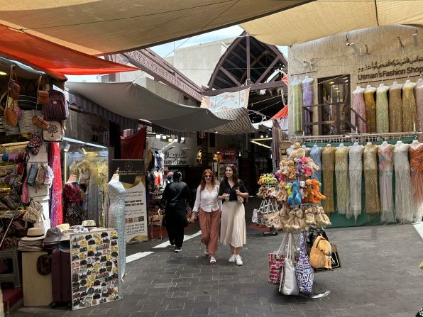 Beside Al Fahidi district, the Old Dubai Souk is filled with trinkets and souvenirs.