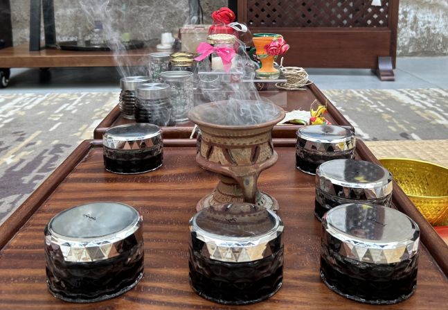 In the Perfume Museum, visitors learn about the history of fragrance making and the origin of the region's signature scent, oud.