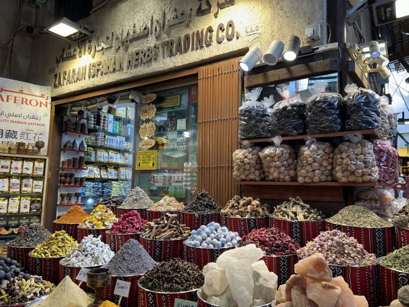 In the spice market, pictured, shoppers can explore the flavors and aromas of the city: sumac, cumin, sweet paprika, garam masala and harissa, to name a few.