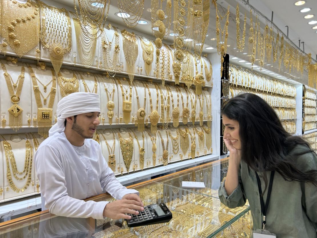 Nada Badran in Gold Souk, Dubai _ 01042024