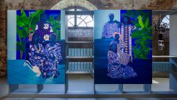 Pavilion of Benin in Biennale Arte 2024, Venice, Italy on April 16, 2024
 @Jacopo La Forgia