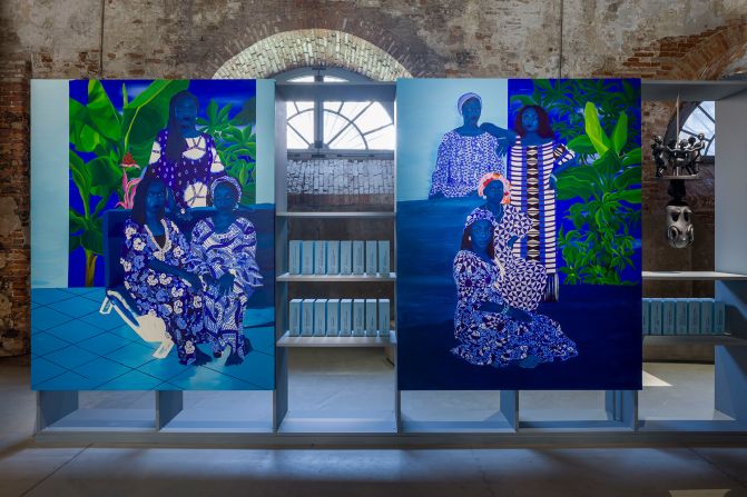 Pavilion of Benin in Biennale Arte 2024, Venice, Italy on April 16, 2024
 @Jacopo La Forgia