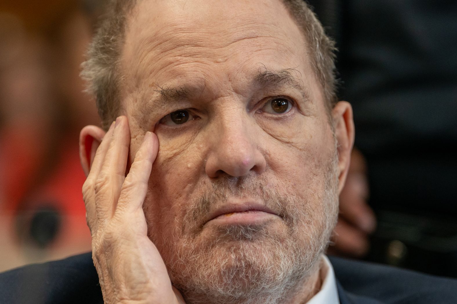 Former film producer Harvey Weinstein appears at a hearing in Manhattan Criminal Court in New York on Wednesday, May 1. It was his first public appearance since the New York State Court of Appeals <a href="index.php?page=&url=https%3A%2F%2Fwww.cnn.com%2F2024%2F04%2F25%2Fus%2Fharvey-weinstein-conviction-overturned-appeal%2Findex.html" target="_blank">overturned his 2020 rape conviction and ordered a new trial</a>.