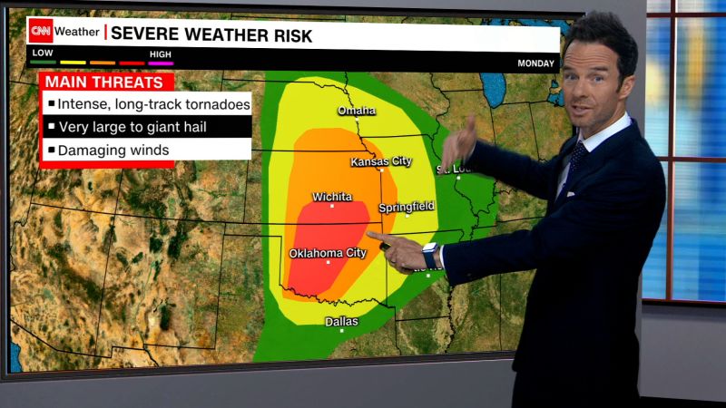 ‘Consider having a helmet available’: CNN meteorologist warns of severe weather in these states | CNN