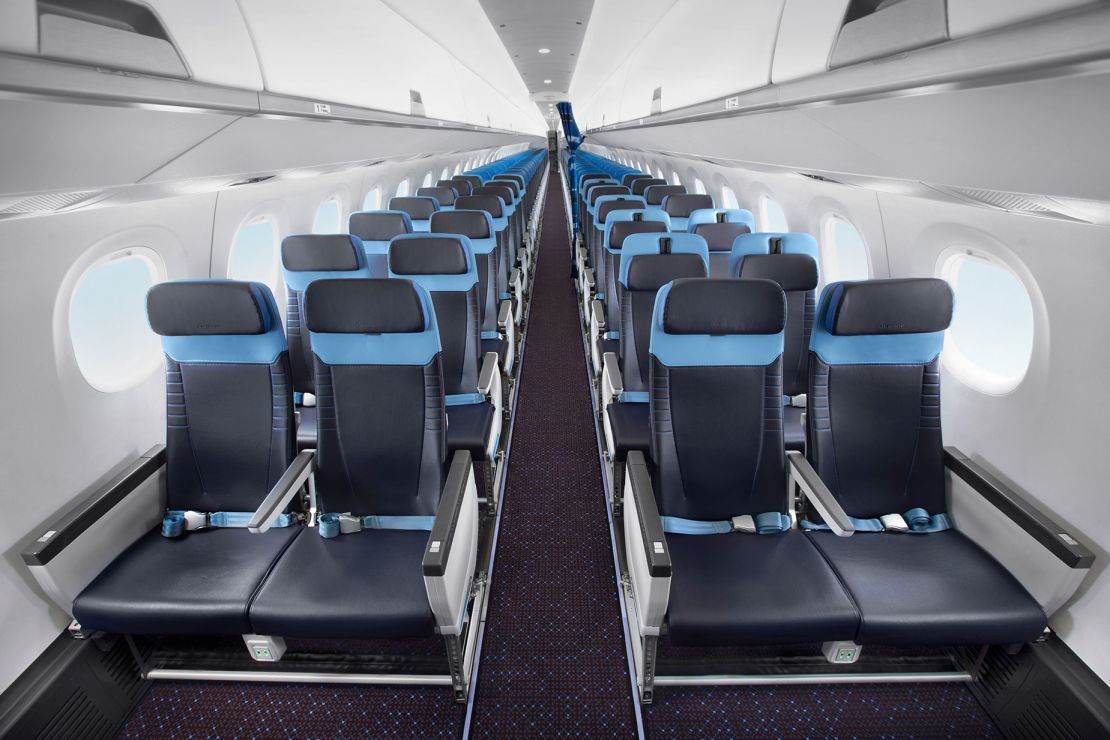Embraer passenger aircraft are known for their large windows and absence of the dreaded middle seat.