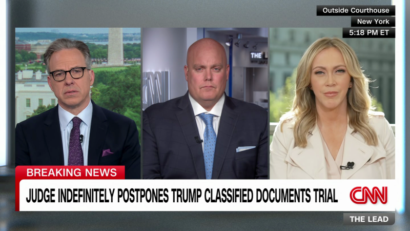 Judge indefinitely postpones Trump classified docs trial | CNN